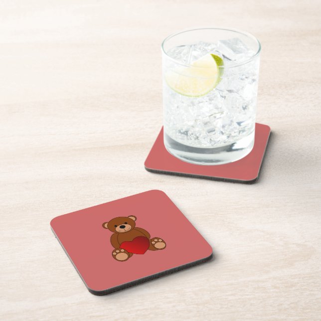 Dessous-de-verre Teddy Love (Côté Droit)