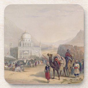 Dessous-de-verre Temple de "Ahmed Shauh", roi de l'Afghanistan,