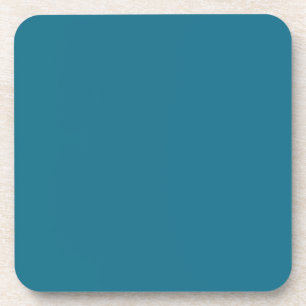 Dessous-de-verre Tendance des couleurs de l'acier au corail bleu bo