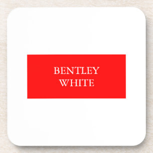 Dessous-de-verre Tendance Rouge Blanc Style Simple Simple Plaque Vo