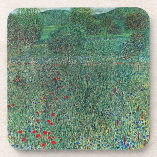 Dessous-de-verre Terrain de fleurs à Litzlberg Klimt, Paysage Vinta