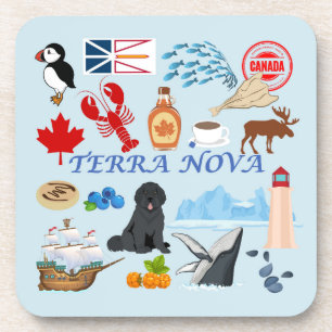 Dessous-de-verre Terre-Neuve Terre-Neuve