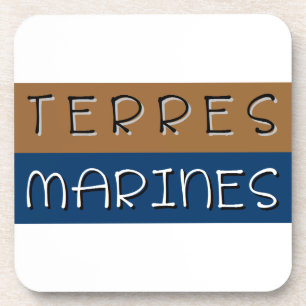 Dessous-de-verre Terres marines
