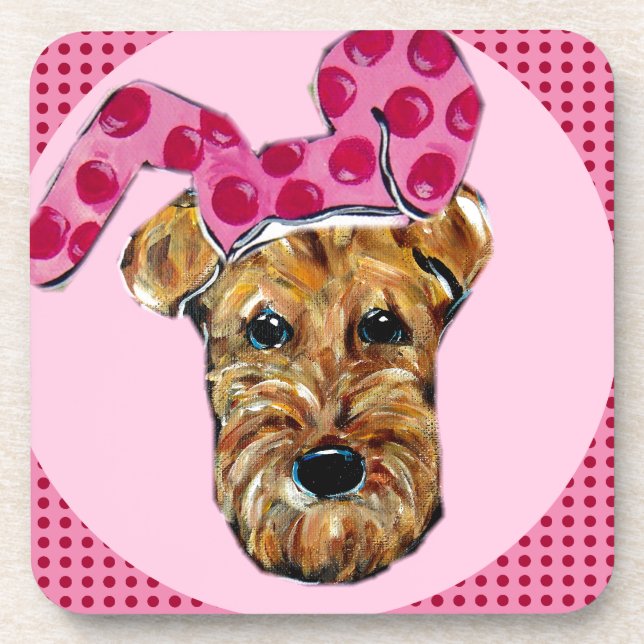 DESSOUS-DE-VERRE TERRIER AIRDALÉ (Devant)