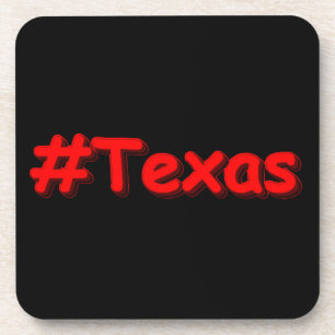 Dessous-de-verre "#Texas " Conception sympa. Commandez dès maintena