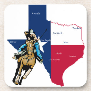 Dessous-de-verre Texas Cowgirl
