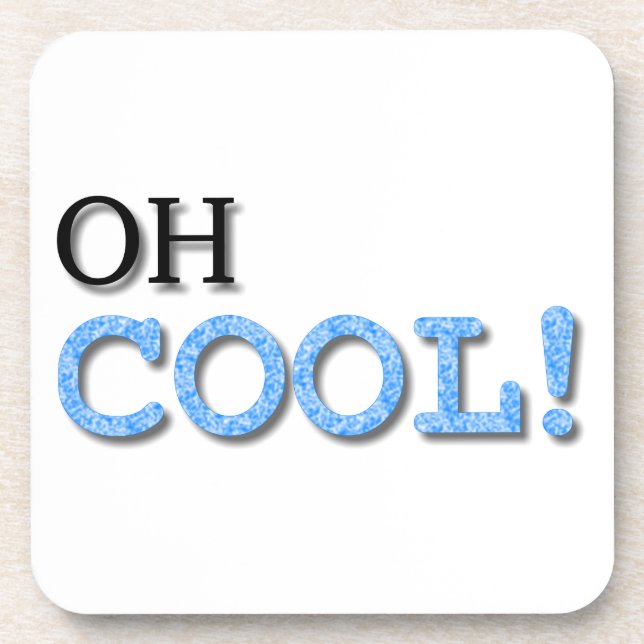 Dessous-de-verre Texte Cool (Devant)