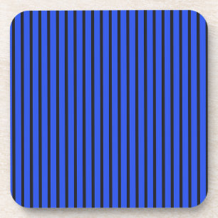 Dessous-de-verre texture rayée bleue