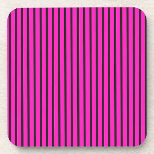 Dessous-de-verre texture rayée rose