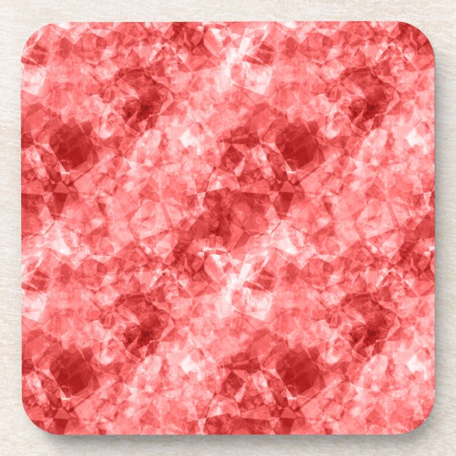 Dessous-de-verre Texture rouge dégraissée (Devant)