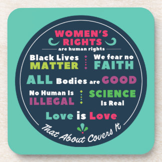 Dessous-de-verre "That About Covers It" Progressive Coaster Set