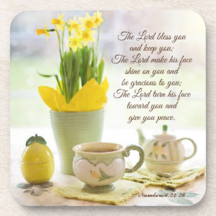 Dessous-de-verre The Lord Bless You Numbers 6:24-26 Bible Verse