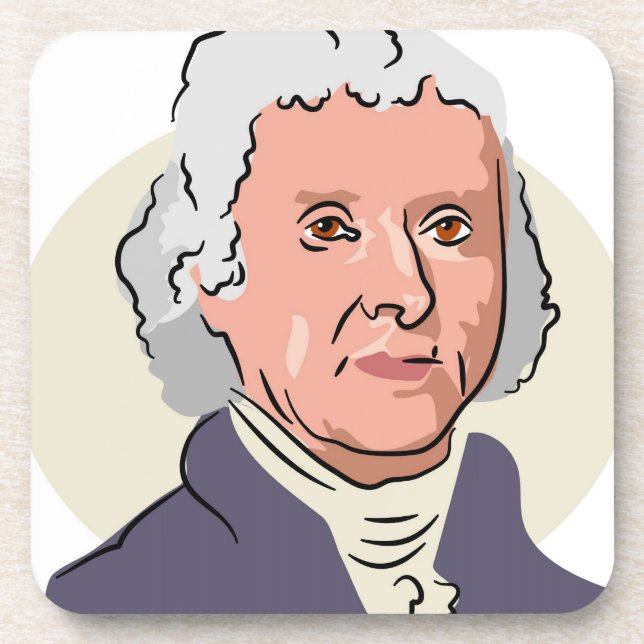 Dessous-de-verre Thomas Jefferson (Devant)