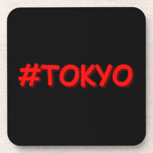 Dessous-de-verre "#Tokyo" Joli Design. Commandez dès maintenant