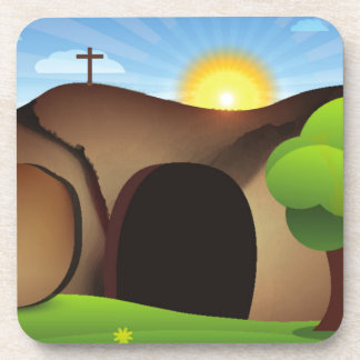 Dessous-de-verre tombeau christ