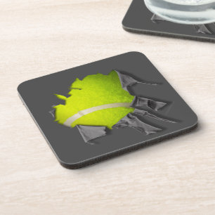 Dessous-de-verre Torn Tennis Beverage Coaster
