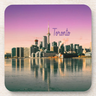 Dessous-de-verre Toronto Capitale de l'Ontario Canada City Skyline