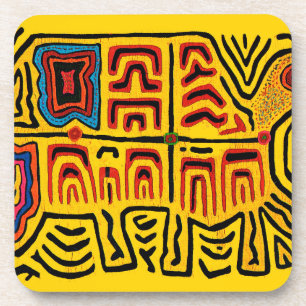 Dessous-de-verre Tortue de marche de la tribu indienne Kuna