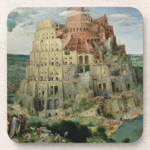 Dessous-de-verre Tour de Babel, 1563 (huile sur panneau)