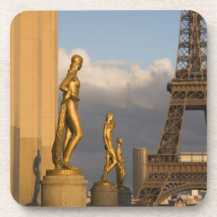 Dessous-de-verre Tour Eiffel depuis le Palais de Chaillot, Paris,