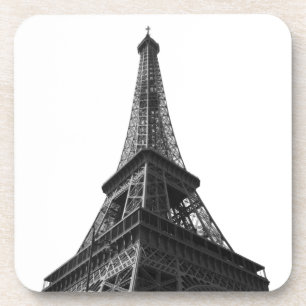 Dessous-de-verre Tour Eiffel Noir & Blanc Paris Voyage européen
