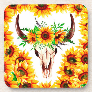 Dessous-de-verre Tournesol et Taureau