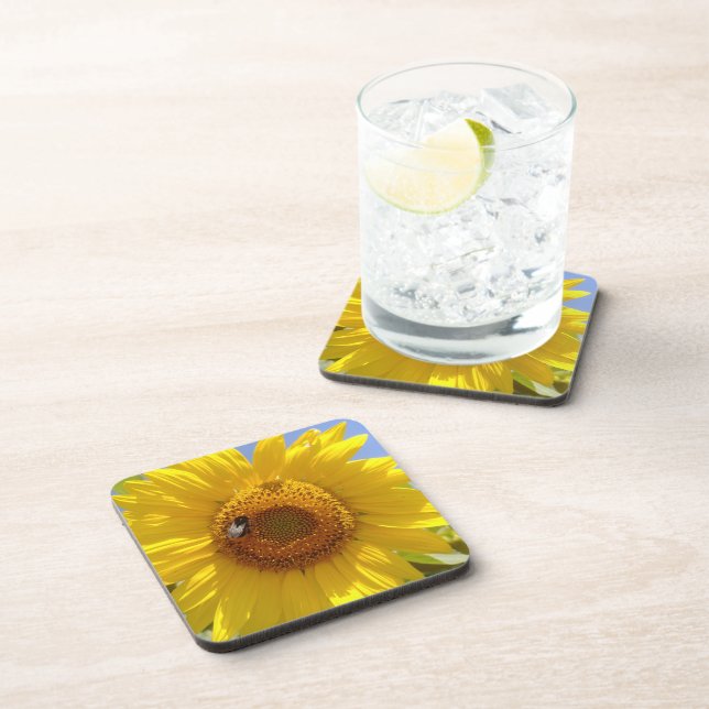 Dessous-de-verre Tournesol jaune (Côté Droit)