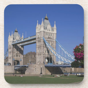 Dessous-de-verre Tower Bridge, Tamise, Londres, Angleterre