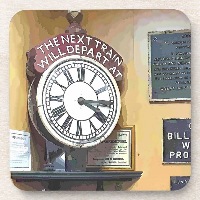 DESSOUS-DE-VERRE TRAIN STATIONS (Devant)