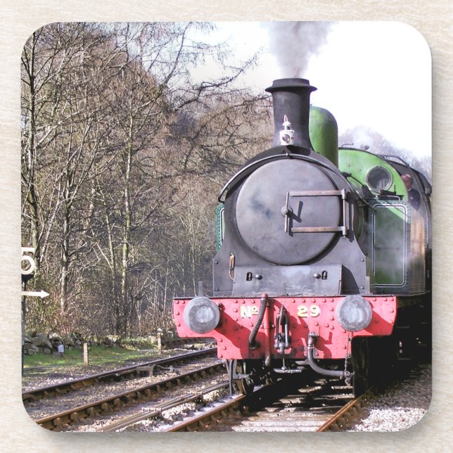 DESSOUS-DE-VERRE TRAINS À VAPEUR (Devant)