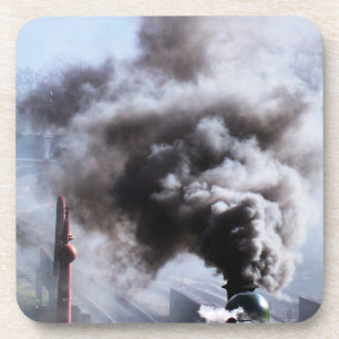 DESSOUS-DE-VERRE TRAINS À VAPEUR