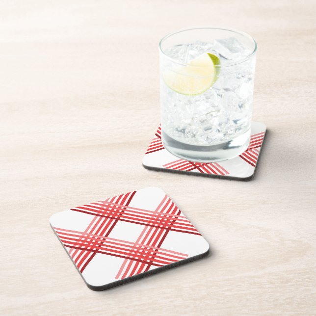 Dessous de verre - Traverses Rouges Traversées Dia (Côté Droit)