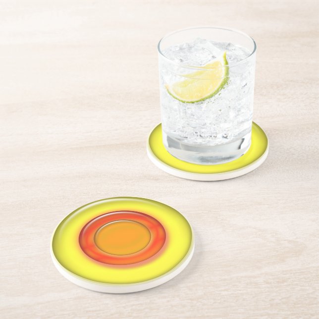 Dessous de verre - Trois anneaux (Côté)