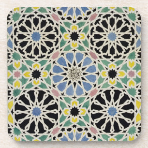 Dessous-de-verre Trottoir de mosaïque à Alhambra, 'de l'Arabe