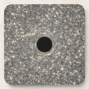 Dessous-de-verre Trou Noir Supermassif Au Milieu D'Une Galaxie.