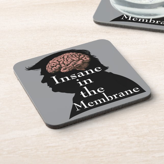 Dessous-de-verre Trump/Coaster de boisson folle (Côté gauche)