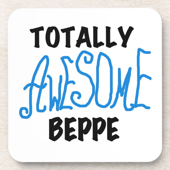 Dessous-de-verre Tshirts et cadeaux de Beppe totalement géniaux (Devant)