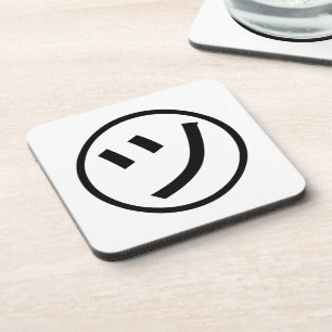 Dessous-de-verre ㋡ Tsu Kana Katakana Smiling Emoji / Emoticon