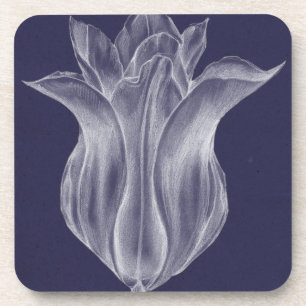 Dessous-de-verre Tulipe monochrome III
