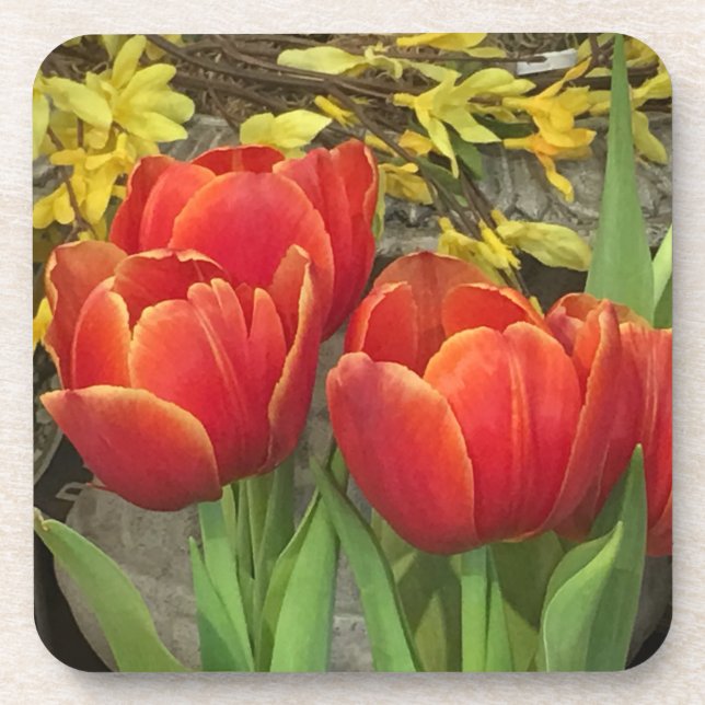 Dessous-de-verre Tulipes gaies (Devant)