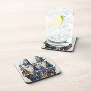 Dessous-de-verre Twin Brothers Partenaires Steampunk