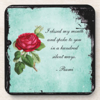 Typographie poétique des citations de Rumi avec Ro
