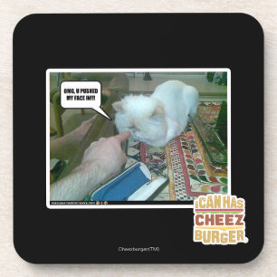 Dessous-de-verre U a poussé mon visage dedans !