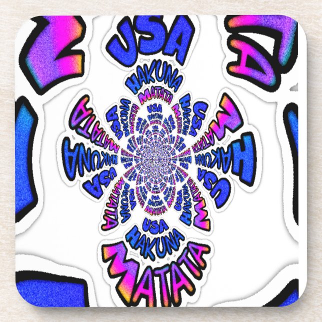 Dessous-de-verre U.S.A belle conception de devis extraordinaire (Devant)