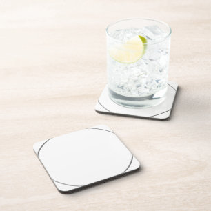 Dessous-de-verre Un logo personnalisé simple et élégant ici compagn
