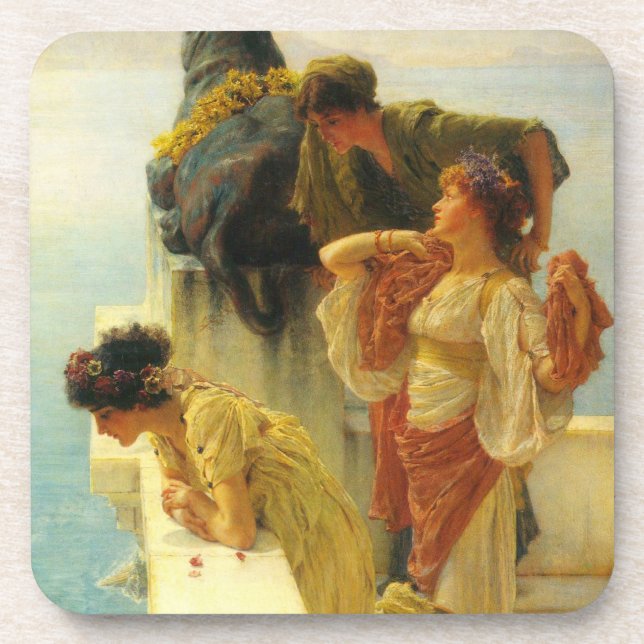 Dessous-de-verre Un signe de la vanité par Sir Lawrence Alma-Tadema (Devant)