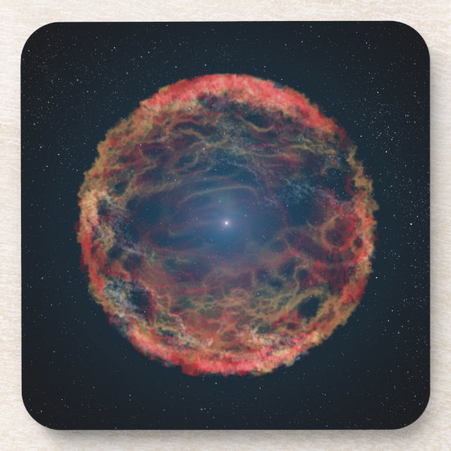 Dessous-de-verre Une Impression Artiste De Supernova 1993j. (Devant)