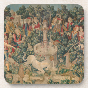 Dessous-de-verre Unicorn est trouvé, Tapisserie médiévale