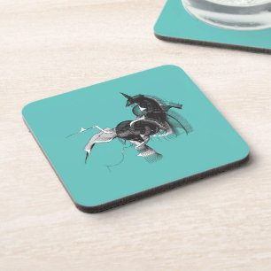Dessous-de-verre Unicorne numérique