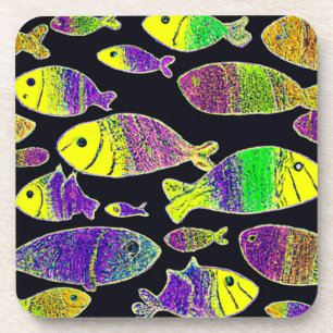 Dessous-de-verre Unique Fish Motifs Art. Acheter maintenant